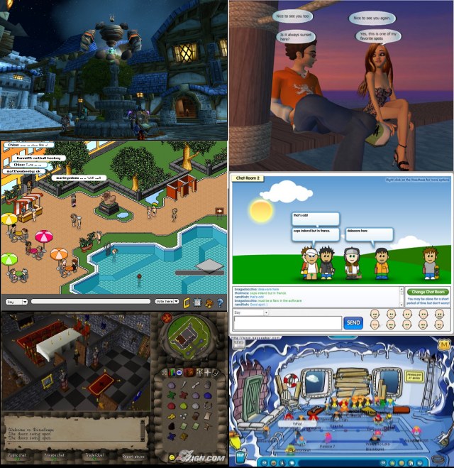 Most popular online worlds